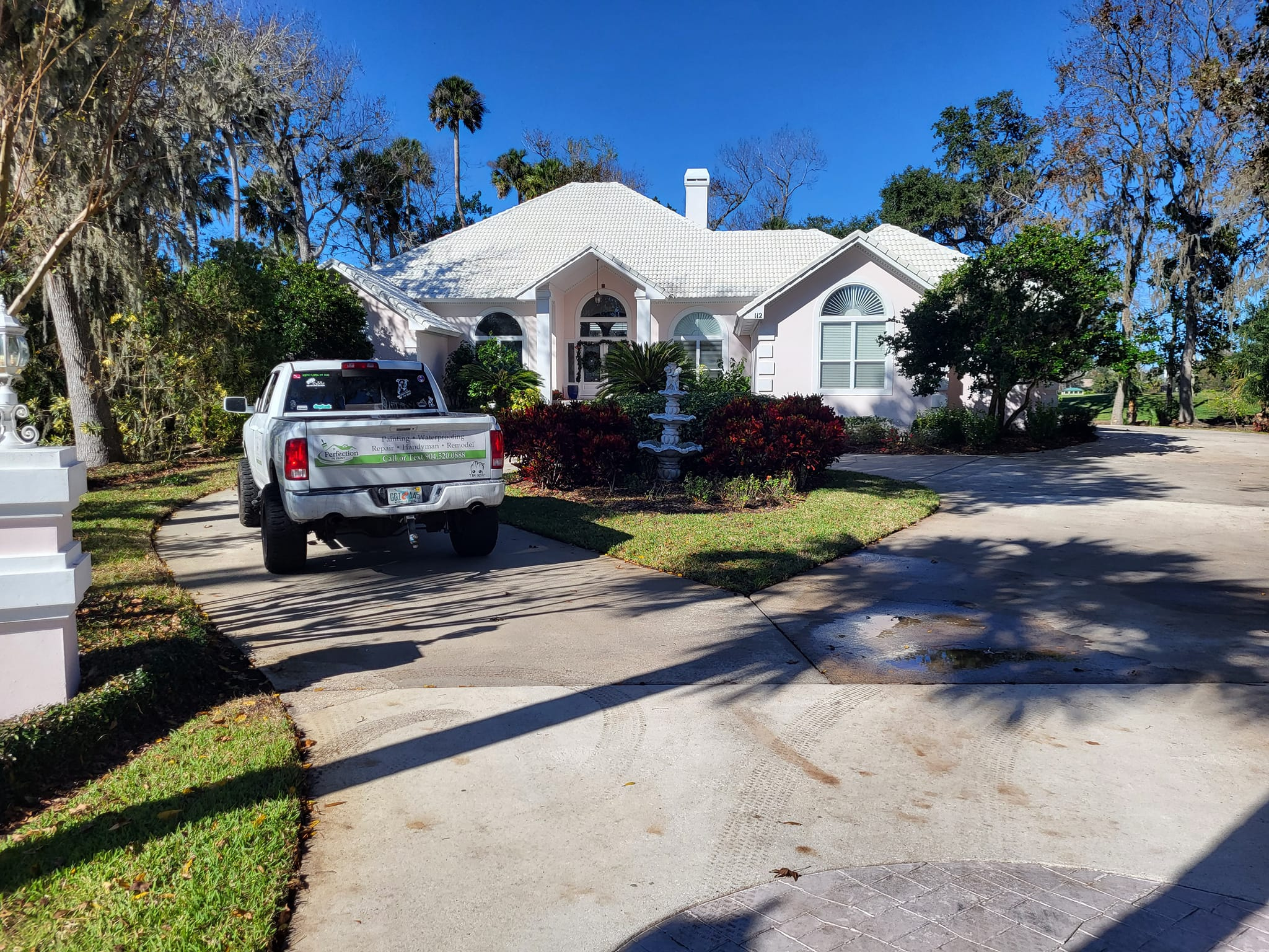 Freshly painted Jacksonville home
